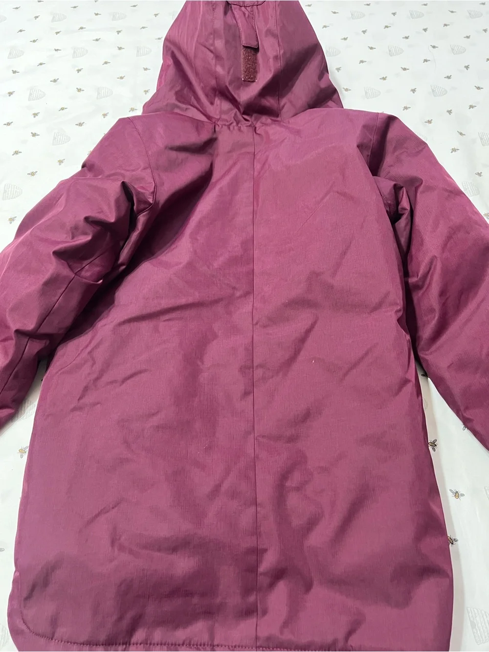 Columbia Kids Hooded Puffer Jacket in Plum